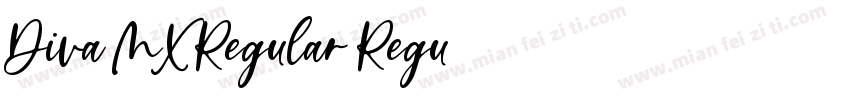 Diva MX Regular Regu字体转换